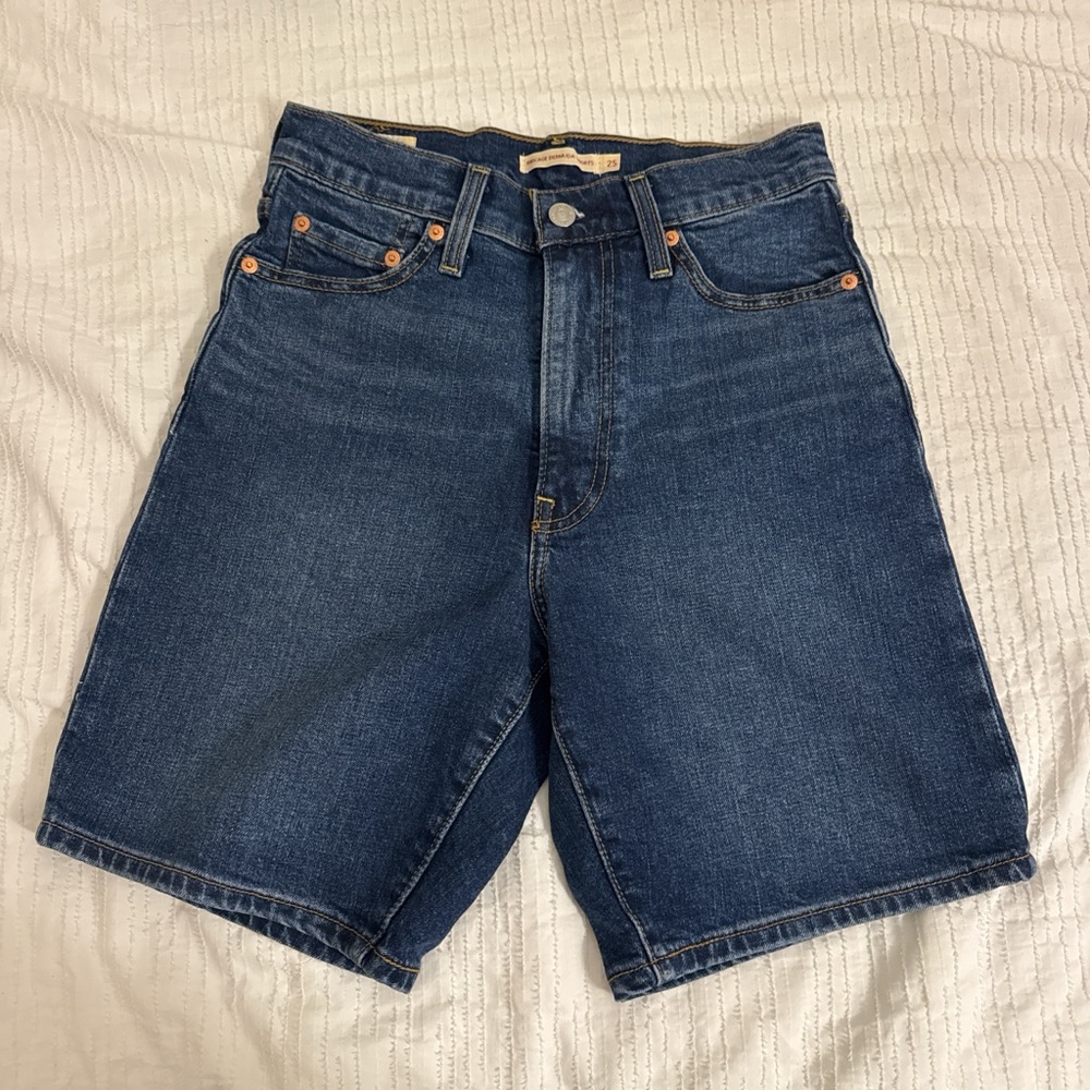 Levi's Classic Blue Women's Denim Shorts